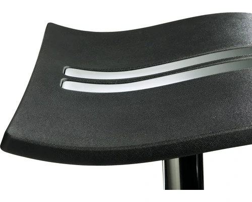 Mayer Sitzmöbel MAYER Barkruk Wave 86x39x39 Cm Chroom/zwart 2 Mayer Sitzmöbel MAYER Barkruk Wave 86x39x39 Cm Chroom/zwart - Afbeelding 2