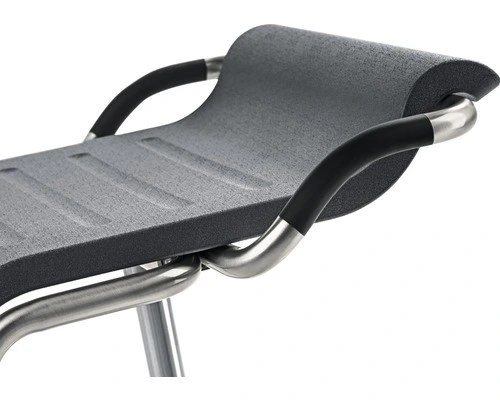 Mayer Sitzmöbel MAYER Barkruk Opus 96x42x47 Cm RVS/grijs 2 Mayer Sitzmöbel MAYER Barkruk Opus 96x42x47 Cm RVS/grijs - Afbeelding 2