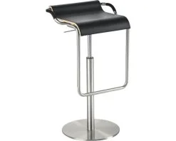 Mayer Sitzmöbel MAYER Barkruk Opus 96x42x47 Cm RVS/zwart