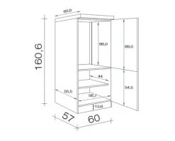 Flex-Well FLEX WELL Ombouwkast Samoa Wit 60x60x161 Cm 10 Flex-Well FLEX WELL Ombouwkast Samoa Wit 60x60x161 Cm -Spoelbakken Verkoop DV 8 10032091 02 4c DE 20220118104756