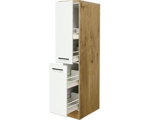 Flex-Well FLEX WELL Apothekerskast Vintea Magnoliawit 30x60x161 Cm 1 Flex-Well FLEX WELL Apothekerskast Vintea Magnoliawit 30x60x161 Cm