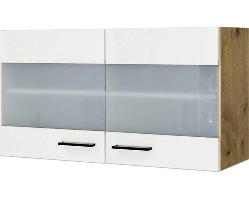 Flex-Well FLEX WELL Hangkast Vintea Magnoliawit 100x32x54,8 Cm 1 Flex-Well FLEX WELL Hangkast Vintea Magnoliawit 100x32x54,8 Cm