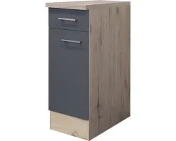 Flex-Well FLEX WELL Onderkast Tiago Basaltgrijs 30x60x85 Cm