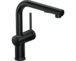 Spoelbakken Verkoop 27 AVITAL Keukenkraan Hudson Met Uittrekbare Handdouche Mat Zwart