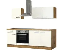 Flex-Well FLEX WELL Keukenblok Met Apparatuur Vintea Magnolia Mat 210x60 Cm -Spoelbakken Verkoop DV 8 10074726 02 4c DE 20190520163104