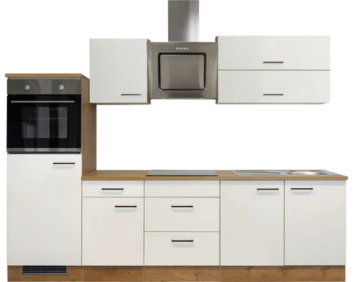 Flex-Well FLEX WELL Keukenblok Met Apparatuur Vintea Magnolia Mat 270x60 Cm 6 Flex-Well FLEX WELL Keukenblok Met Apparatuur Vintea Magnolia Mat 270x60 Cm - Afbeelding 6