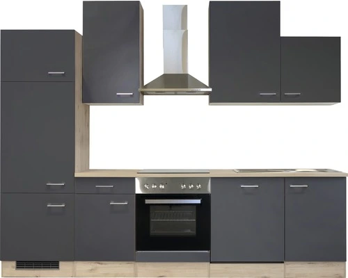 Flex-Well FLEX WELL Keukenblok Met Apparatuur Tiago Basaltgrijs Mat 280x60 Cm 9 Flex-Well FLEX WELL Keukenblok Met Apparatuur Tiago Basaltgrijs Mat 280x60 Cm - Afbeelding 9