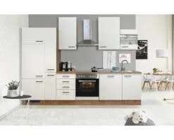 Flex-Well FLEX WELL Keukenblok Met Apparatuur Vintea Magnolia Mat 310x60 Cm