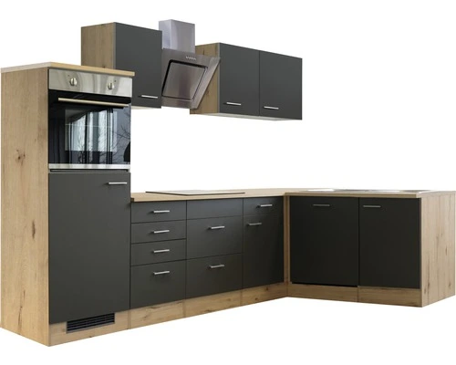 Flex-Well FLEX WELL Hoekkeuken Met Apparatuur Tiago Basaltgrijs Mat 280x170 Cm 8 Flex-Well FLEX WELL Hoekkeuken Met Apparatuur Tiago Basaltgrijs Mat 280x170 Cm - Afbeelding 8