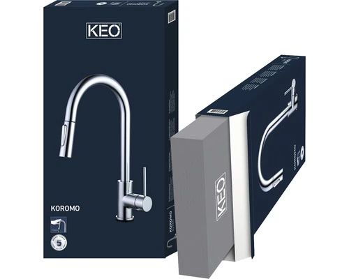 KEO Keukenkraan Touch Koromo Chroom 8 KEO Keukenkraan Touch Koromo Chroom - Afbeelding 8