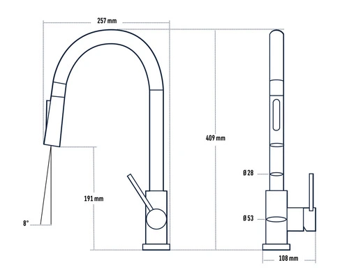 KEO Keukenkraan Touch Koromo Chroom 9 KEO Keukenkraan Touch Koromo Chroom - Afbeelding 9