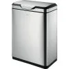 EKO Prullenbak Touch RVS Mat 45 L