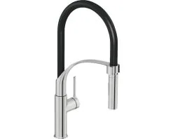 AVITAL Keukenkraan Trent Met Flexibele Uitloop Chroom/zwart