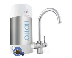 HOTTO Kokendwaterkraan Arco Combiset Incl. Mengventiel 8 L Chroom