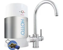 HOTTO Kokendwaterkraan Arco Combiset Incl. Mengventiel 5 L Chroom