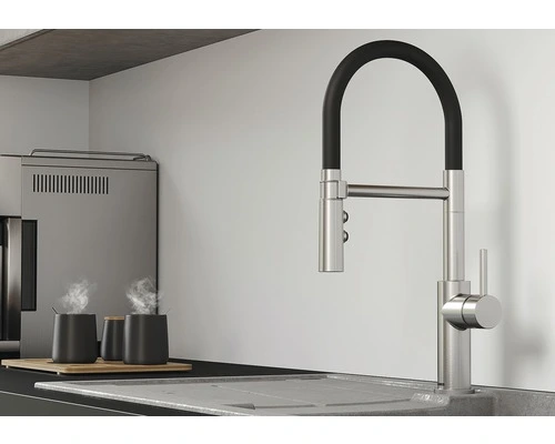 BLANCO Keukenkraan Met Flexibele Uitloop Catris-S RVS 2 BLANCO Keukenkraan Met Flexibele Uitloop Catris-S RVS - Afbeelding 2