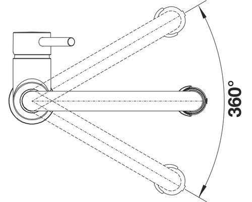 BLANCO Keukenkraan Met Flexibele Uitloop Catris-S RVS 4 BLANCO Keukenkraan Met Flexibele Uitloop Catris-S RVS - Afbeelding 4