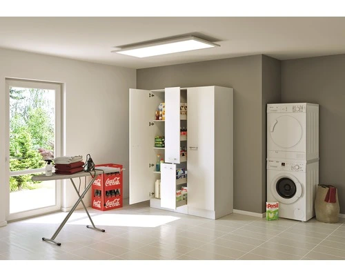 Flex-Well FLEX WELL Hoge Kast En Apothekerskast Lucca Wit Mat 130x60 Cm 2 Flex-Well FLEX WELL Hoge Kast En Apothekerskast Lucca Wit Mat 130x60 Cm - Afbeelding 2