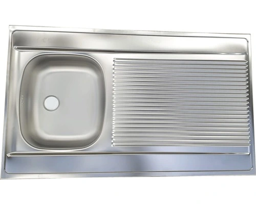 Flex-Well FLEX WELL Spoelblok Valero Wit Hoogglans 100x60 Cm 2 Flex-Well FLEX WELL Spoelblok Valero Wit Hoogglans 100x60 Cm - Afbeelding 2