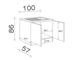 Flex-Well FLEX WELL Spoelblok Valero Wit Hoogglans 100x60 Cm 5 Flex-Well FLEX WELL Spoelblok Valero Wit Hoogglans 100x60 Cm -Spoelbakken Verkoop DV 8 10354154 03 4c DE 20220118134654 3