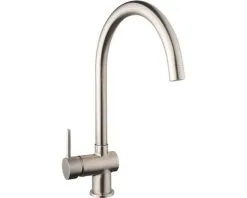 Keukenkraan Bent Geborsteld RVS