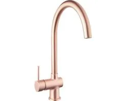 Keukenkraan Bent Geborsteld Koper