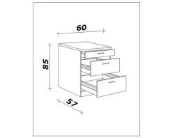 Flex-Well FLEX WELL Onderkast Lucca Wit 60x60x85 Cm -Spoelbakken Verkoop DV 8 10507560 01 4c DE 20211109051754