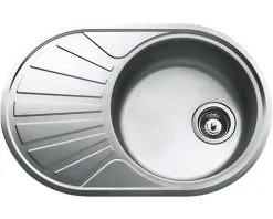 CENTA Spoelbak Electra 45 RVS 50x77 Cm Met Afdruip