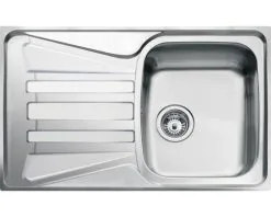 CENTA Opbouwspoelbak Alya 45 RVS 50x79 Cm Met Afdruip