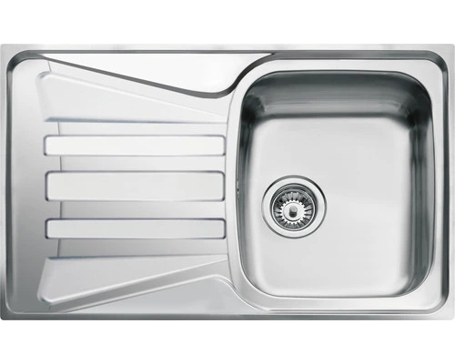 CENTA Opbouwspoelbak Alya 45 RVS 50x79 Cm Met Afdruip 1 CENTA Opbouwspoelbak Alya 45 RVS 50x79 Cm Met Afdruip