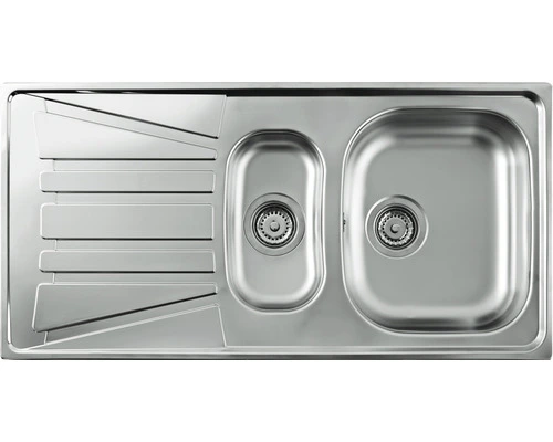 CENTA Spoelbak Bunda 60 RVS 50x100 Cm Metafdruip 1 CENTA Spoelbak Bunda 60 RVS 50x100 Cm Metafdruip