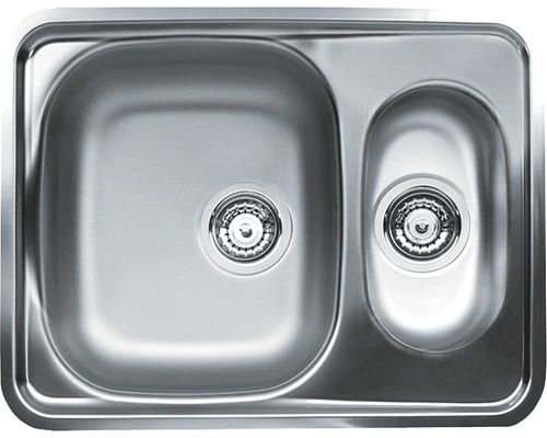 Inbouwspoelbak RVS Rechthoek 61,5x 49 Cm Met 2 Korfpluggen 1 Inbouwspoelbak RVS Rechthoek 61,5x 49 Cm Met 2 Korfpluggen