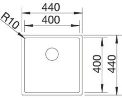 BLANCO Spoelbak Claron RVS Durinox® 44x44 Cm -Spoelbakken Verkoop DV 8 4619762 03 4c DE 20210816151653