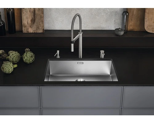 BLANCO Spoelbak Claron RVS Durinox® 61,5x44 Cm 2 BLANCO Spoelbak Claron RVS Durinox® 61,5x44 Cm - Afbeelding 2