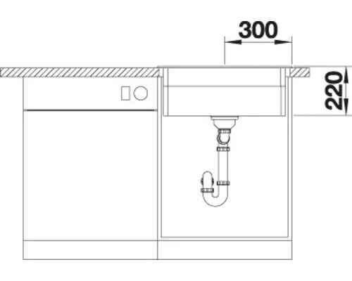 BLANCO Spoelbak Etagon 6 Alumetallic 60x51 Cm 5 BLANCO Spoelbak Etagon 6 Alumetallic 60x51 Cm - Afbeelding 5