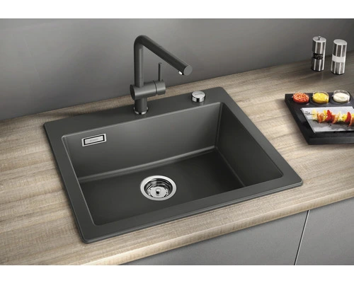 BLANCO Spoelbak Palona 6 Basalt 61,5x51 Cm 3 BLANCO Spoelbak Palona 6 Basalt 61,5x51 Cm - Afbeelding 3