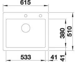 BLANCO Spoelbak Palona 6 Zwart 61,5x51 Cm 17 BLANCO Spoelbak Palona 6 Zwart 61,5x51 Cm -Spoelbakken Verkoop DV 8 4619821 05 4c DE 20210816194659