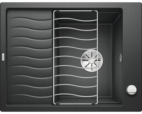 BLANCO Spoelbak Elon 45 S Antraciet 65x50 Cm 1 BLANCO Spoelbak Elon 45 S Antraciet 65x50 Cm
