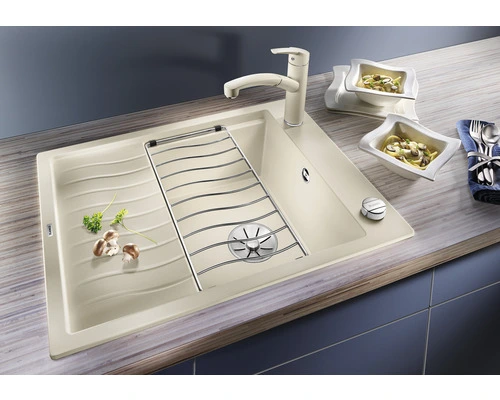 BLANCO Spoelbak Elon 45 S Alumetallic 65x50 Cm 2 BLANCO Spoelbak Elon 45 S Alumetallic 65x50 Cm - Afbeelding 2