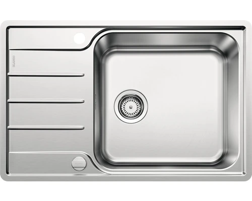 BLANCO Spoelbak Lemis RVS Geborstelde Afwerking 78x50 Cm 1 BLANCO Spoelbak Lemis RVS Geborstelde Afwerking 78x50 Cm