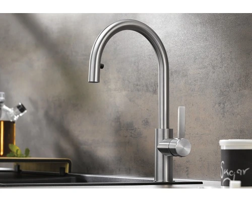 BLANCO Keukenkraan Candor-S RVS 2 BLANCO Keukenkraan Candor-S RVS - Afbeelding 2