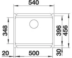 BLANCO Spoelbak Etagon 500-U Basalt 53x46 Cm -Spoelbakken Verkoop DV 8 4619968 06 4c DE 20210817051653