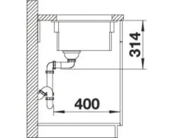 BLANCO Spoelbak Etagon 500-U Zwart 53x46 Cm -Spoelbakken Verkoop DV 8 4619969 05 4c DE 20210817051653