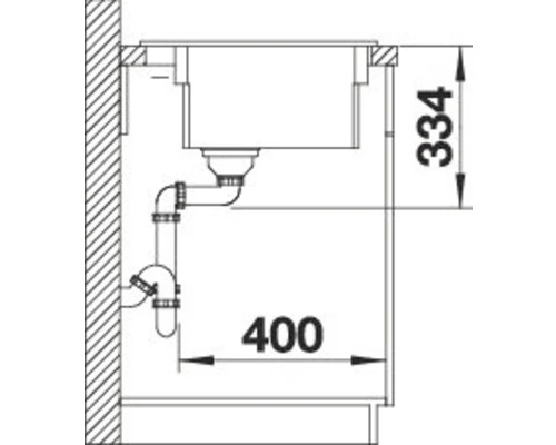 BLANCO Spoelbak Etagon 6 Basalt 58,4x51 Cm 5 BLANCO Spoelbak Etagon 6 Basalt 58,4x51 Cm - Afbeelding 5