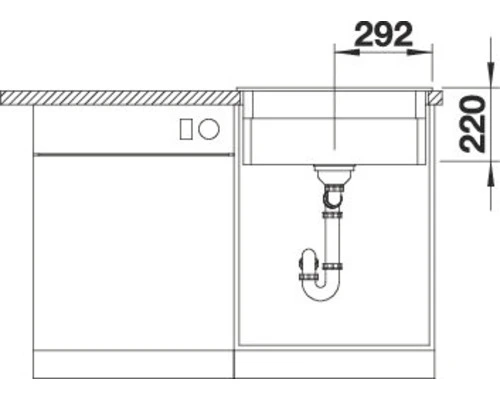 BLANCO Spoelbak Etagon 6 Basalt 58,4x51 Cm 8 BLANCO Spoelbak Etagon 6 Basalt 58,4x51 Cm - Afbeelding 8