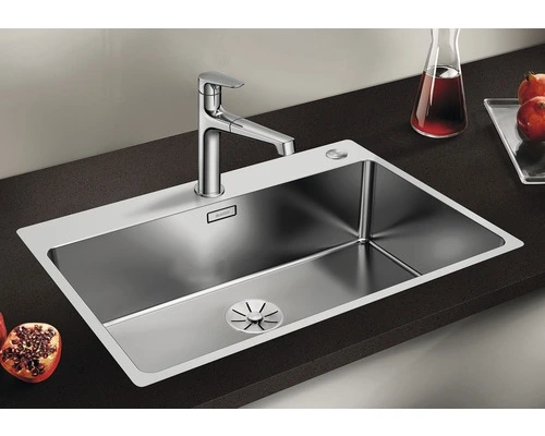 BLANCO Spoelbak Andano RVS Zijdeglans 74x50 Cm 2 BLANCO Spoelbak Andano RVS Zijdeglans 74x50 Cm - Afbeelding 2