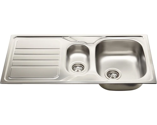 Opbouwspoelbak RVS Anderhalf 100x50 Cm Met Afdruip 1 Opbouwspoelbak RVS Anderhalf 100x50 Cm Met Afdruip