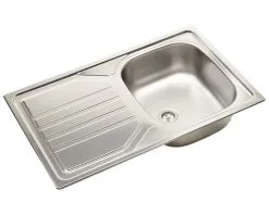 Opbouwspoelbak RVS Enkel 80x50 Cm Met Afdruip En Stop -Spoelbakken Verkoop DV 8 5733100 03 4c NL 20160421124828