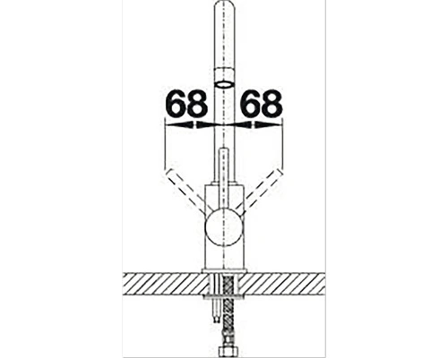 BLANCO Keukenkraan Mida Antraciet 2 BLANCO Keukenkraan Mida Antraciet - Afbeelding 2