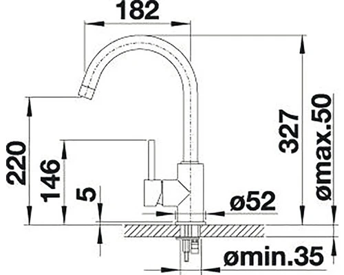 BLANCO Keukenkraan Mida Antraciet 3 BLANCO Keukenkraan Mida Antraciet - Afbeelding 3